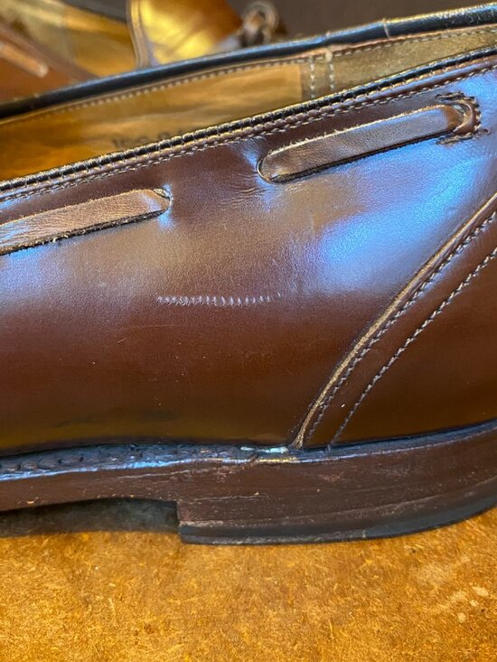 Vintage Alan McAfee London England Bullock Jones Brown Leather Tassel Loafers 11 main image 8
